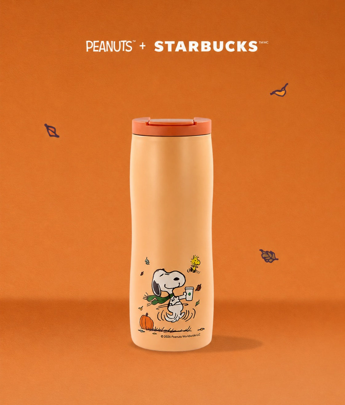 Peanuts Charm Stainless Steel Tumbler