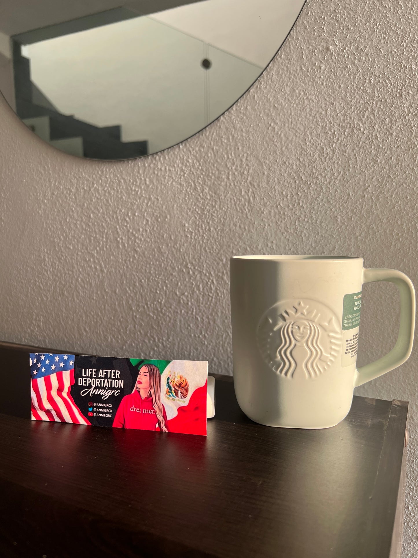 Anniversary White Ceramic Mug