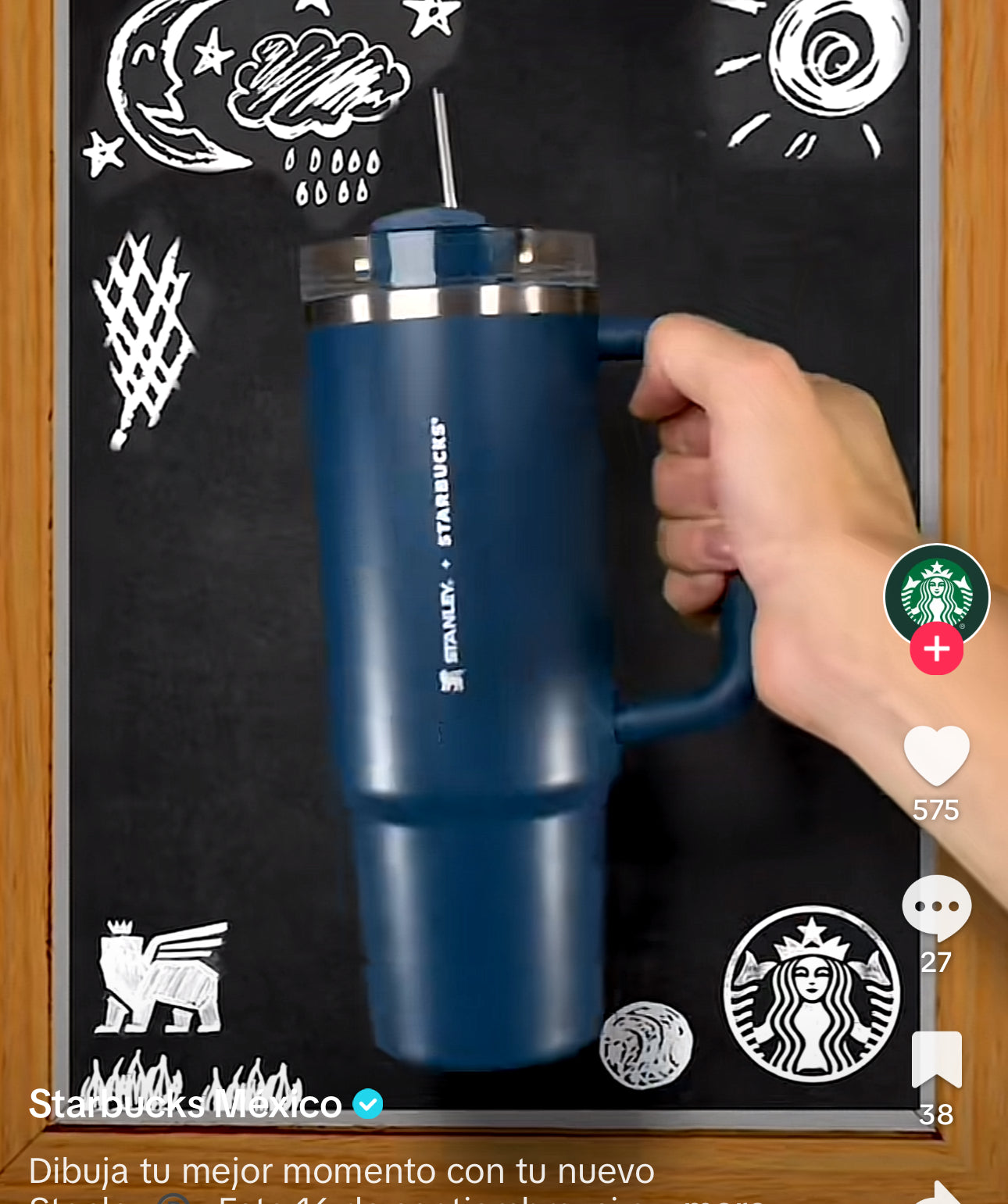 FALL BLUE 30oz MX Starbucks Stanley