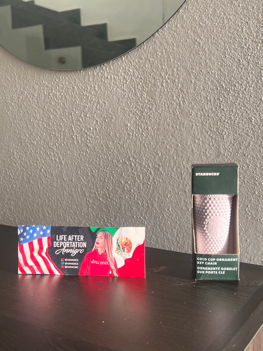 Lilac Studded Keychain